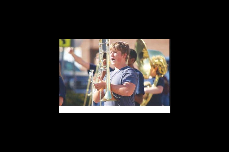 TRAYSON DETERDING and other Pride of Kingfisher marching band members will once again take part in this year’s KHS homecoming parade. The parade, coronation and football game all are Friday, Sept. 19. [KT&amp;FP Staff Photo]