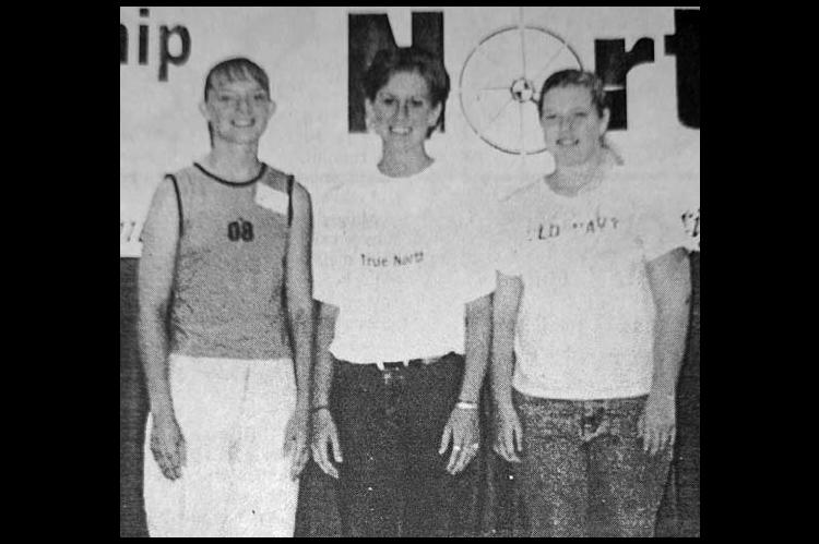 ATTEND CAMP — Lomega FFA members attending the FFA Alumni Leadership Camp were, from left, Amanda Yost, Laurie Sipe and Sheila Kramer. Not pictured is Tyler Castonguay. (KT&amp;FP, Aug. 1, 2001)