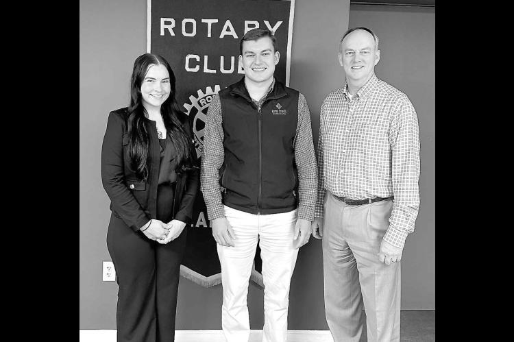 Lucas reps visit Rotary Club