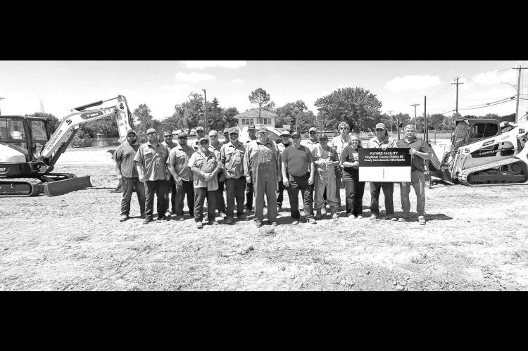 Groundbreaking event held for new District 2 county offices in Hennessey