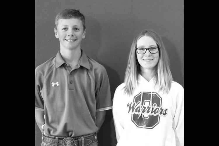 Okarche names fall semester Students of the Month