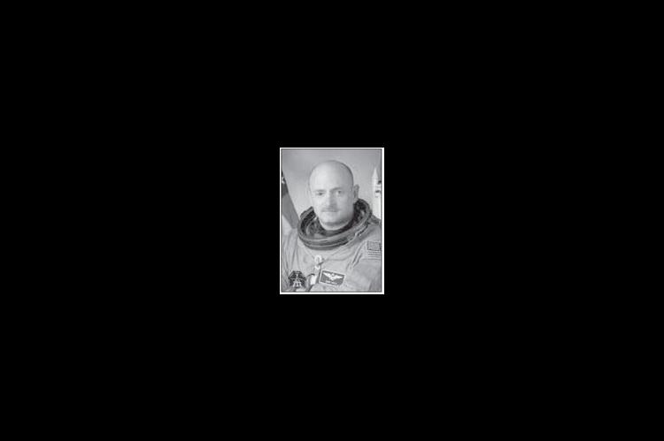 Sen. Mark Kelly in his military days