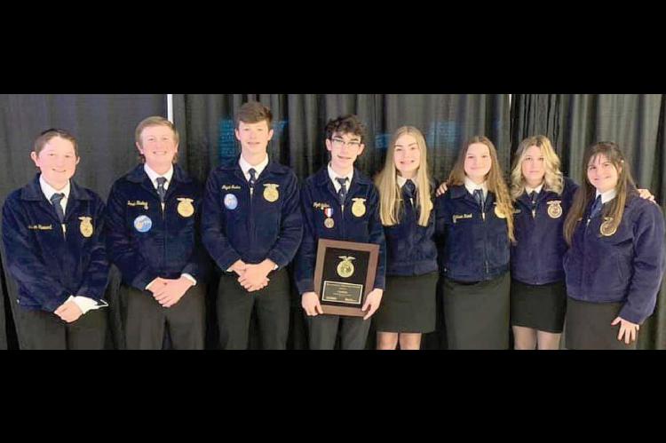 Kingfisher County represents at State FFA Convention!