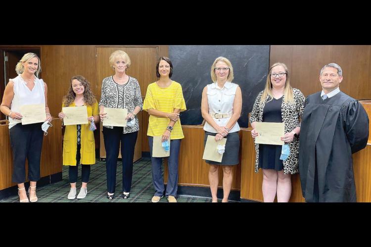 Judge Swears in First County CASA Volunteers