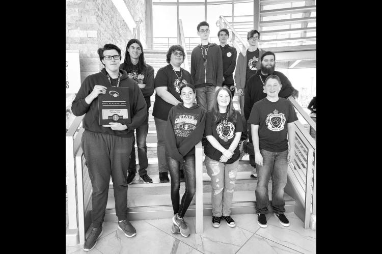 Cashion academic team 3rd; Collier earns academic bowl All-State honor