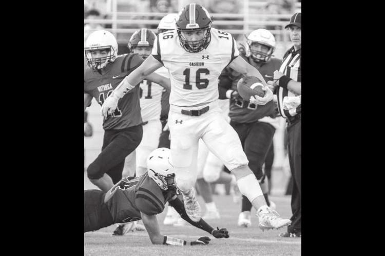 Cashion wakes up to thump Watonga in district opener