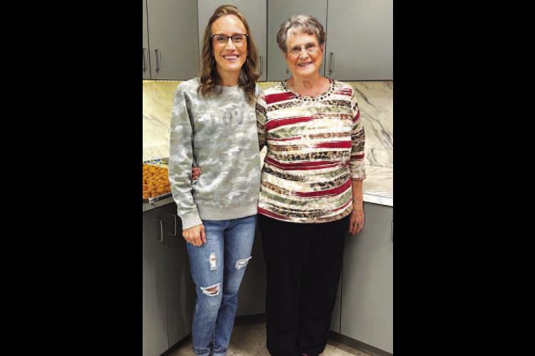 COOKING FOR A CAUSE - Terra Richards and Kay Drew are the lone full-time employees of Kingfisher Meals on Wheels, which serves hot, noon meals to the area’s elderly and homebound residents. [Photo provided]