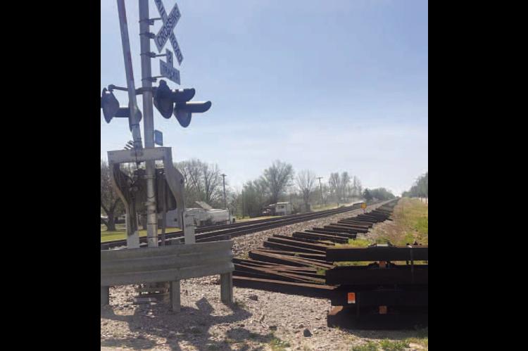 UNION PACIFIC’S railroad crossing at Bowman Avenue is one of several closings in the coming week as the company continues an improvement project on its railway. [KT&amp;FP Staff Photo]