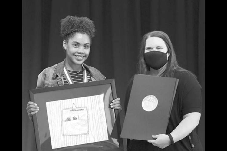 Lomega’s Lawson 3rd in state poster contest