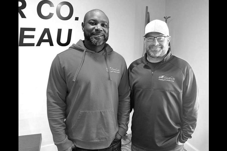 Millennium reps visit with Lions