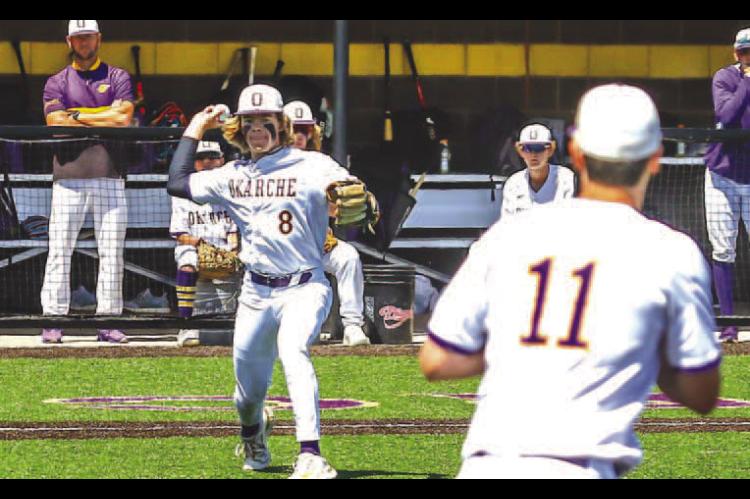 Okarche dominates district foes