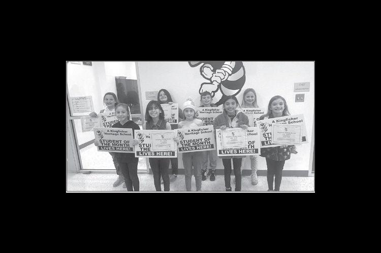 Heritage School January Students of the Month