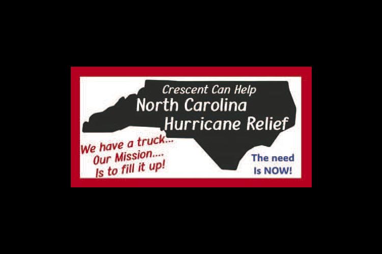 Crescent church collecting truck-full of donations for hurricane victims; Kingfisher companies help