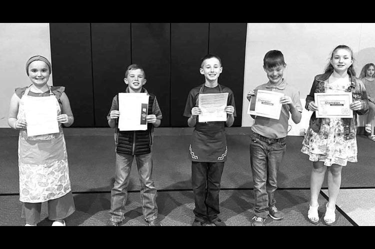 County 4-H speech contest winners