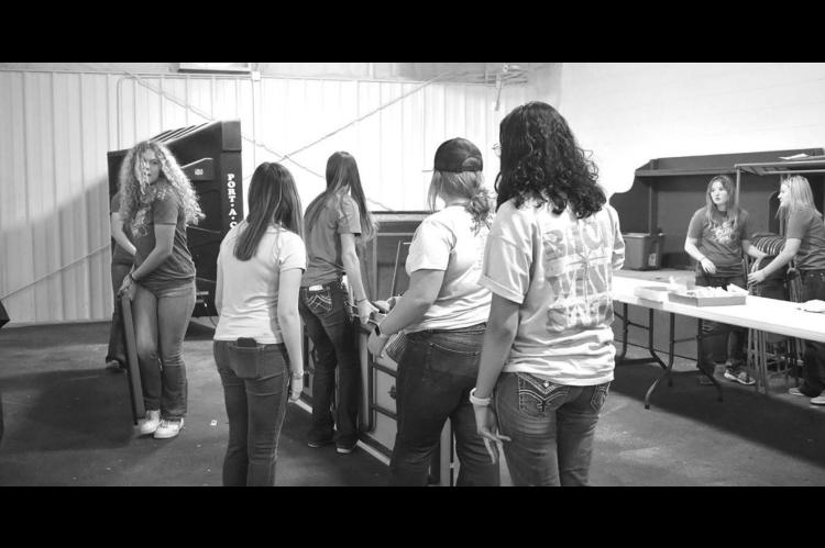 Dover FFA volunteers at special needs stock s