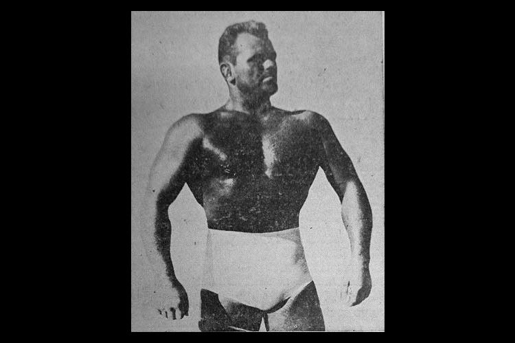 Karol Krauser, above, will wrestle Jack Steele of Council Bluffs, Iowa, at Oklahoma park Wednesday evening. Krauser was the model for the Superman comic strip. In another match, Big Humphrey will meet Señor Ray Duran. Humphrey weighs 300 pounds. Duran claims to be the most-hated wrestler in Mexico.