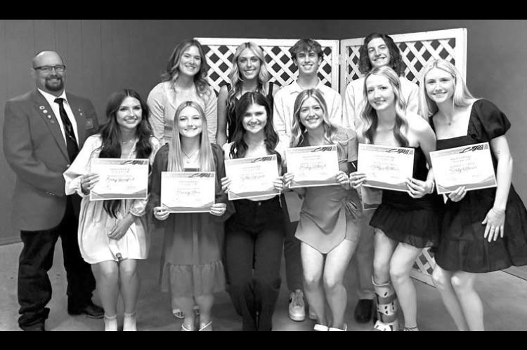 Kingfisher Elks honor seniors, award 11 scholarships