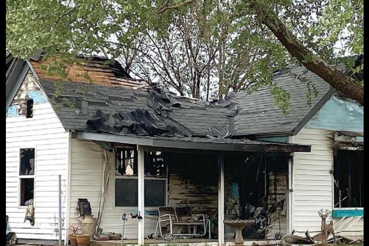 Fire claims Hennessey home