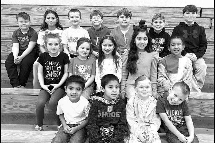 Hennessey Elementary announced its Eagles of the Week for the week ending Jan. 31. Earning the honor were pre-kindergarten students Myles Henrion, Michael Shelly and Anthony Ortega; kindergarten students Caesar Estrada, Ryann Hancock and Lilian Humes; fir