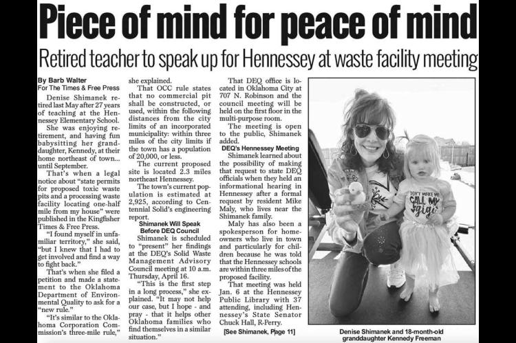 OPA rewards Walter for Hennessey coverage