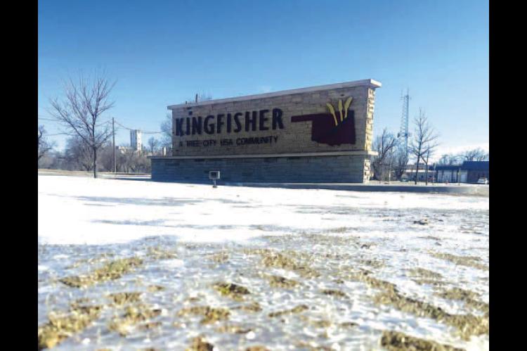 LIMITED AMOUNTS of ice and snow hit Kingfisher early last week and still remained as we headed into the weekend. However, after potentially 100-plus hours of below-freezing temperatures, much balmier weather was expected over the weekend and early this we
