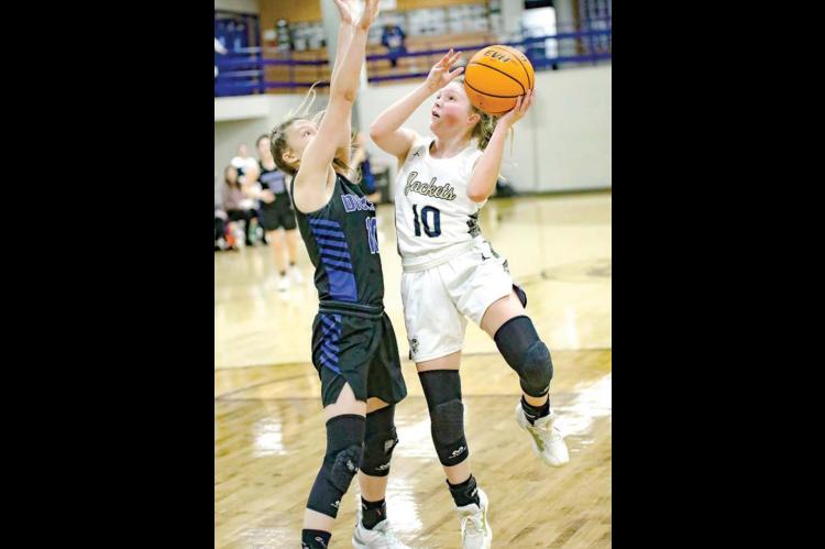 KHS girls hang on
