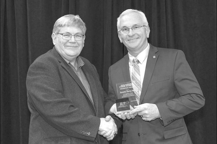 Jech honored at OKFB leadership conference