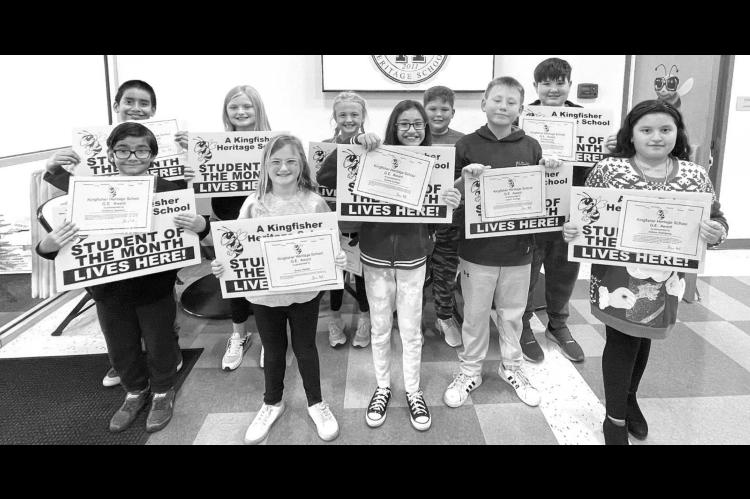 HERITAGE SCHOOL STUDENTS OF THE MONTH