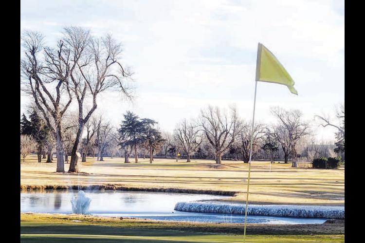 FAIR WEATHER GOLFERS – There wasn’t a golfer in sight on the Kingfisher Golf Course on Tuesday morning as freezing temperatures continued across the county. A Canadian-Arctic air mass made its way into the state early Sunday morning, bringing with it 