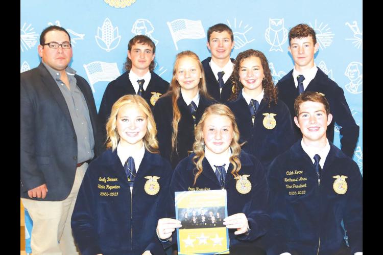 Hennessey, Okarche  FFA officers attend  COLT Conference