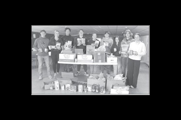 Lomega Student Council Food Drive