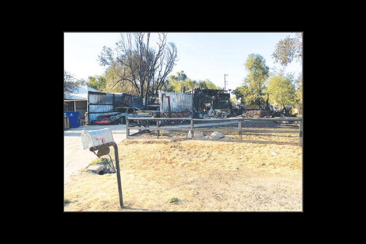 Fire destroys Hennessey home
