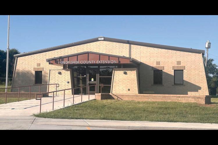 KINGFISHER COUNTY’S new Extension Office is completed and staff having been working in their new digs since late spring. The new office, funded completely by the Extension service, is located at the southeast corner of the Kingfisher County Fairgrounds 