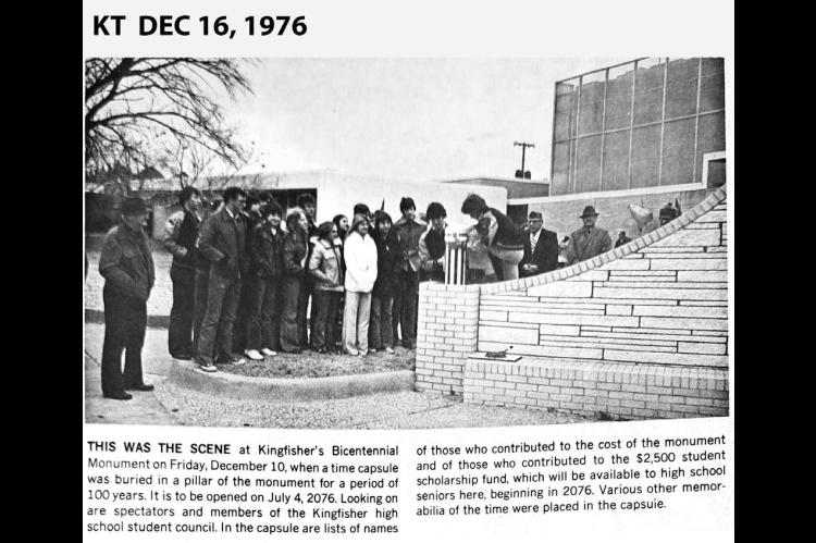 1976 Time Capsule Located!