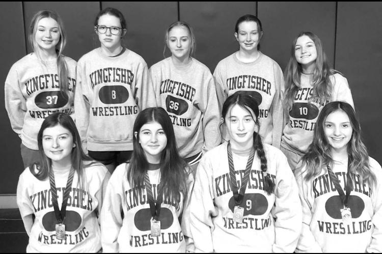 Kingfisher JH, MS wrestlers medal at Hub City Classic