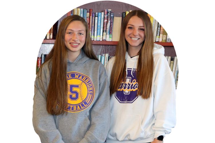 Bridget Hmes and Grace Wilcutt