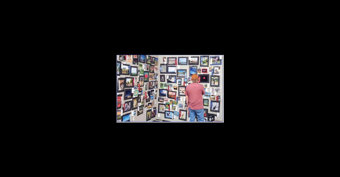 COUNTY FAIR attendees can take in a number of exhibits later this week, such as this one of judged photos from the 2024 fair. See our story for a complete list of events. [KT&amp;FP Staff Photo by Twila Adams]