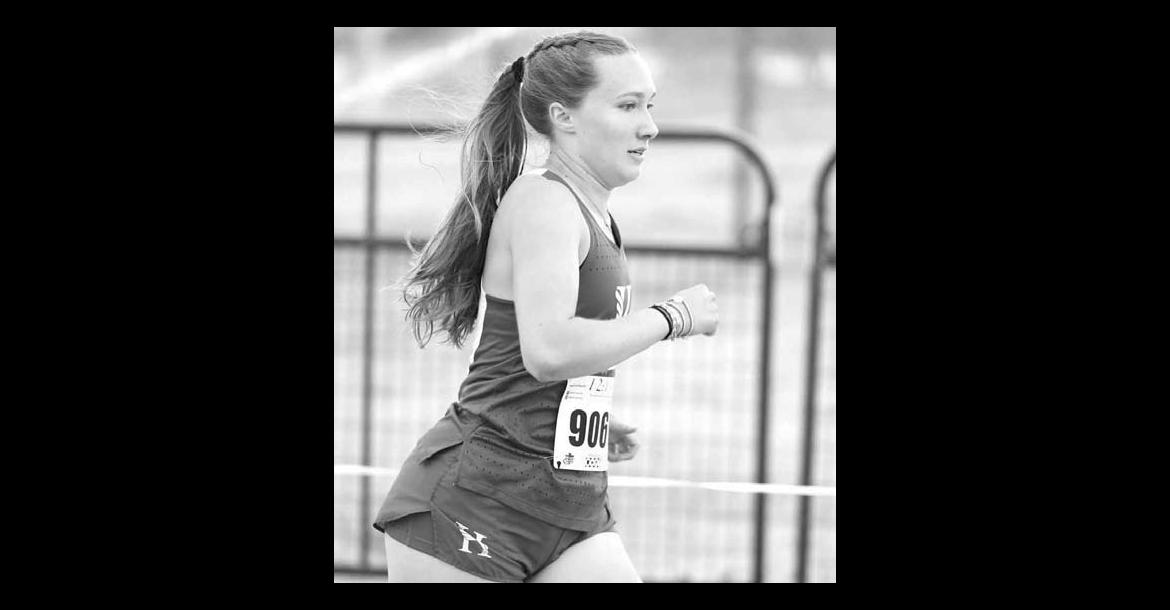 HENNESSEY SOPHOMORE Julianne Matousek was the top local finisher at last weekend’s cross country meet hosted by her school in Enid. [KT&amp;FP Staff Photo]